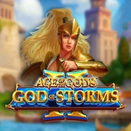 Age Of The Gods: God Of Storms 2 by Playtech, showcased at gigaspinz-casinos.com – game logo