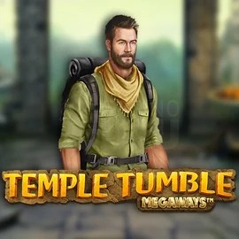 Temple Tumble Megaways slot visual from Relax Gaming available on gigaspinz-casinos.com
